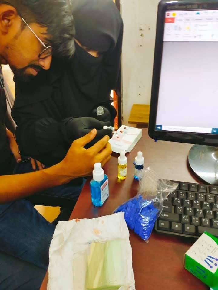 Health and blood donation drive